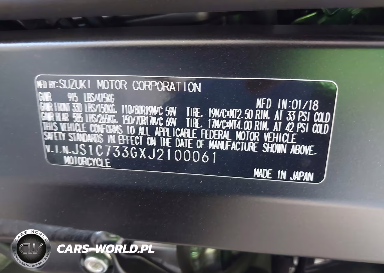 2018 Suzuki Dl650 A-X VIN:JS1C733GXJ2100061 - 10