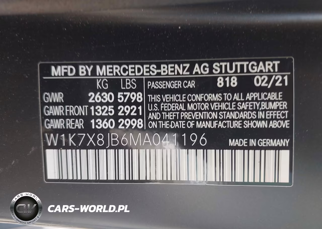 2021 Mercedes-Benz Amg Gt 63 4-Door Coupe VIN:W1K7X8JB6MA041196 - 9