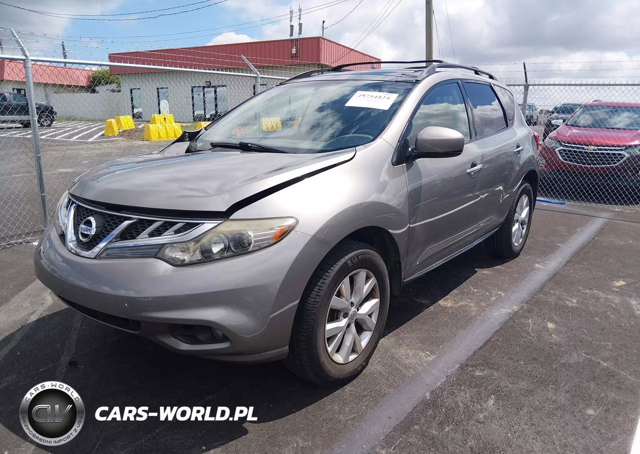 2012 Nissan Murano Sv VIN:JN8AZ1MU1CW104757 - 2