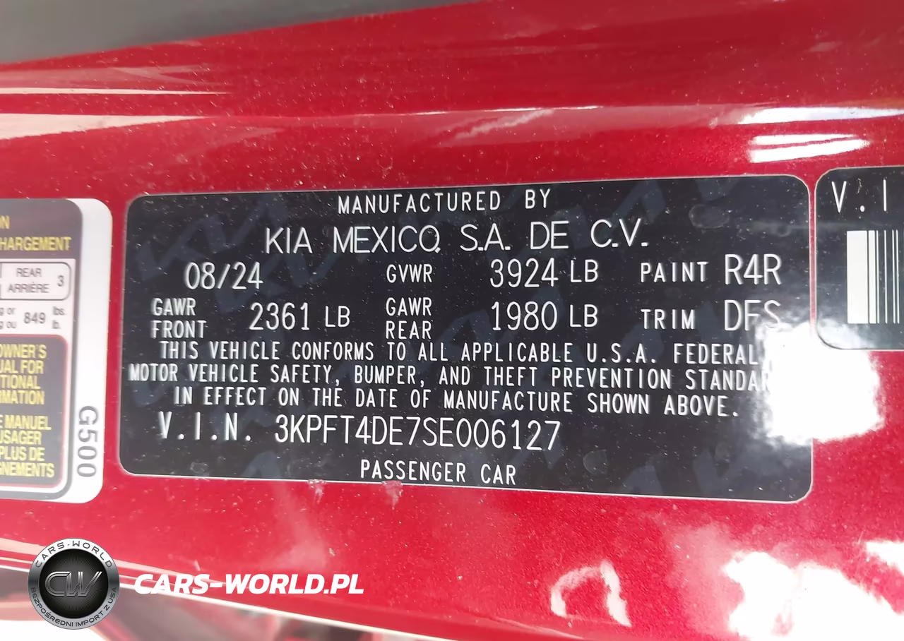 2025 Kia K4 Lxs VIN:3KPFT4DE7SE006127 - 9