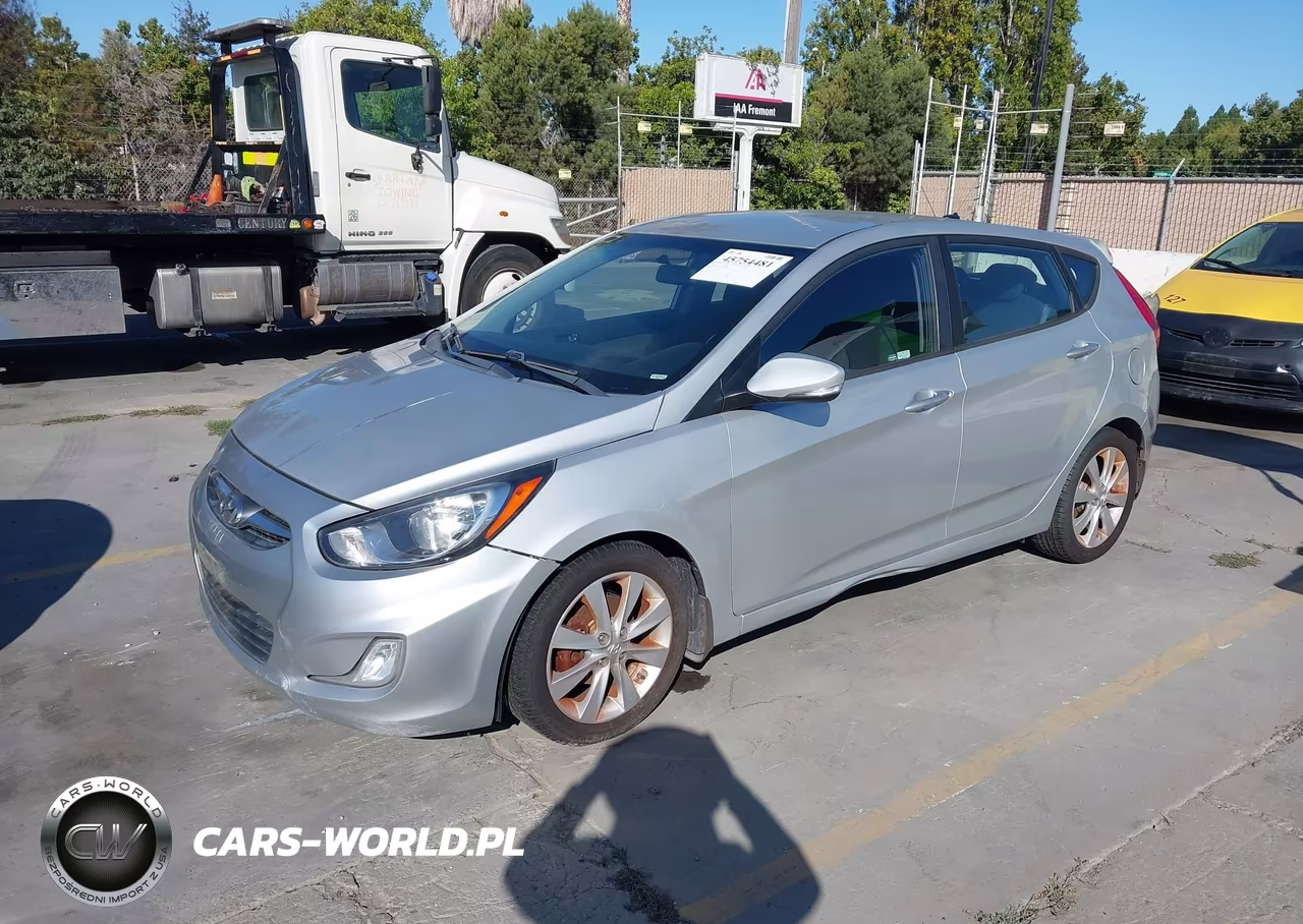 2013 Hyundai Accent Se VIN:KMHCU5AE4DU064805 - 2