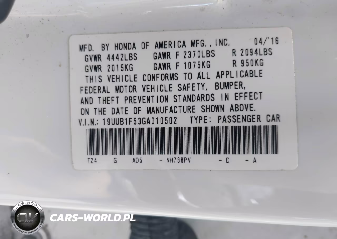 2016 Acura Tlx Tech VIN:19UUB1F53GA010502 - 9