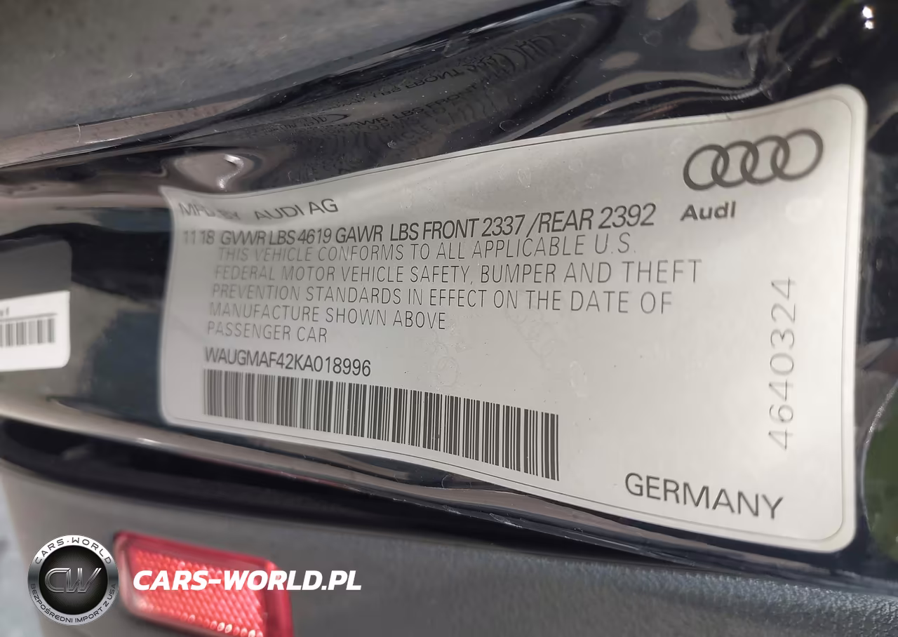 2019 Audi A4 40 Premium-40 Titanium Premium VIN:WAUGMAF42KA018996 - 9