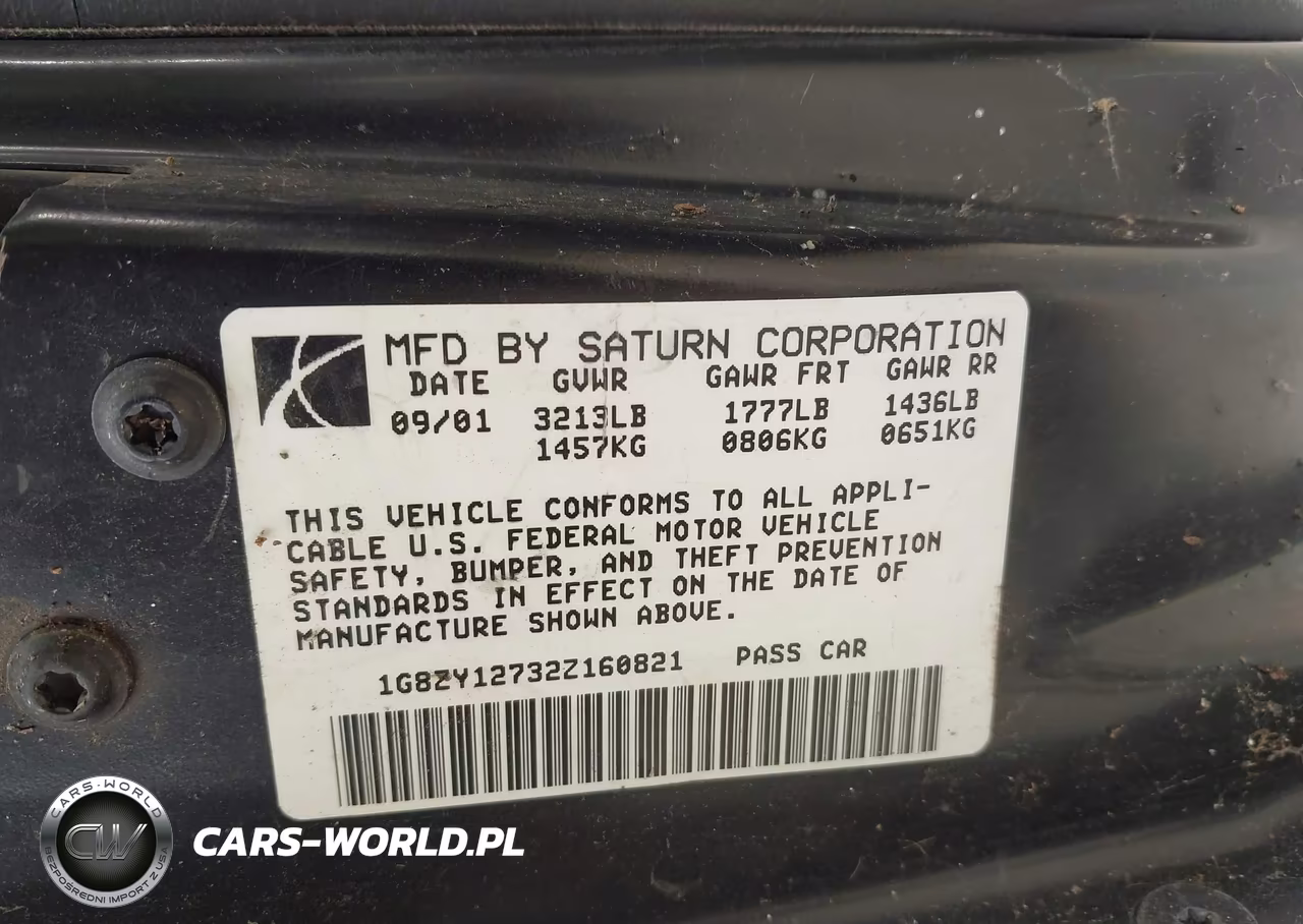 2002 Saturn S-Series Sc1 VIN:1G8ZN12852Z259755 - 9
