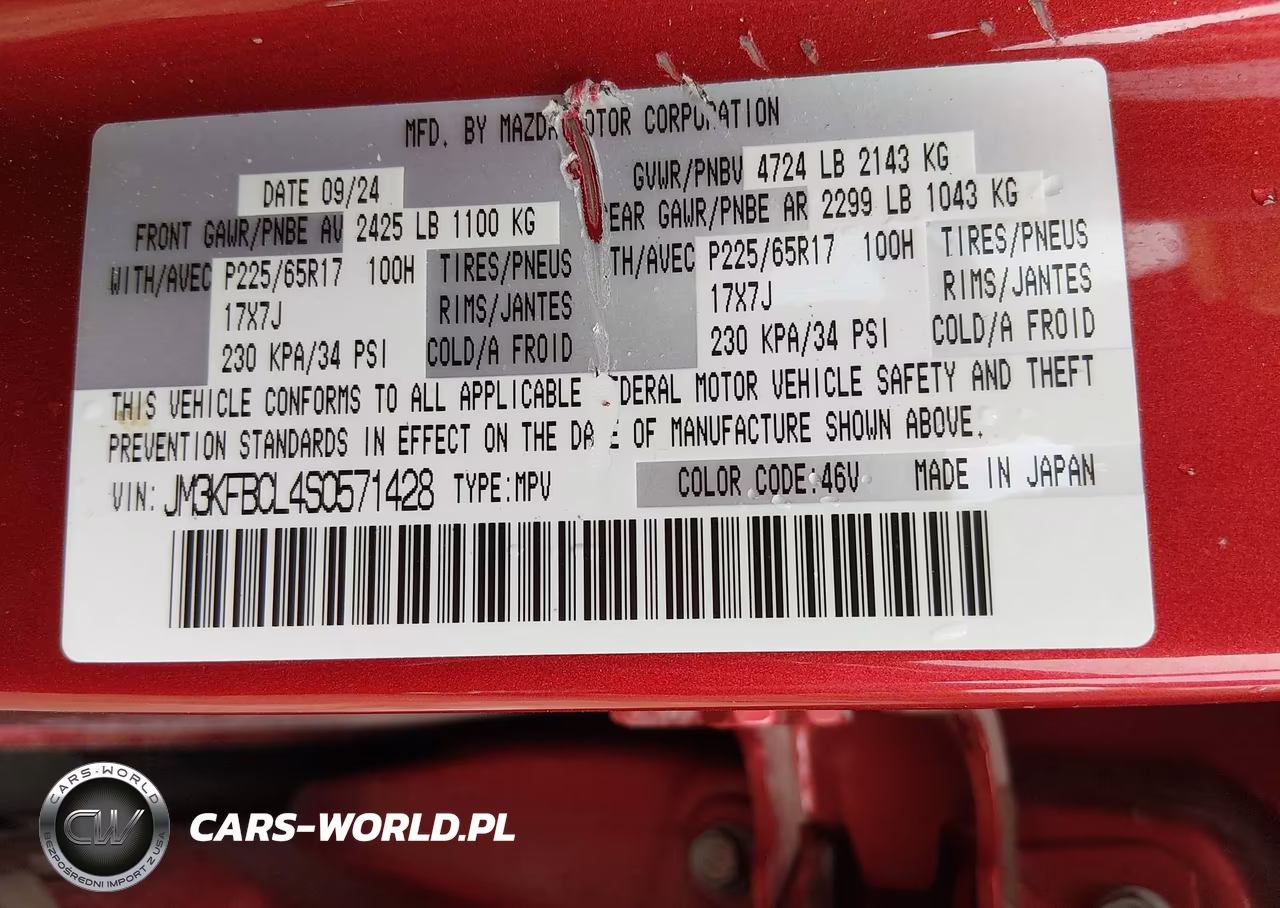 2025 Mazda Cx-5 2.5 S Preferred VIN:JM3KFBCL4S0571428 - 9