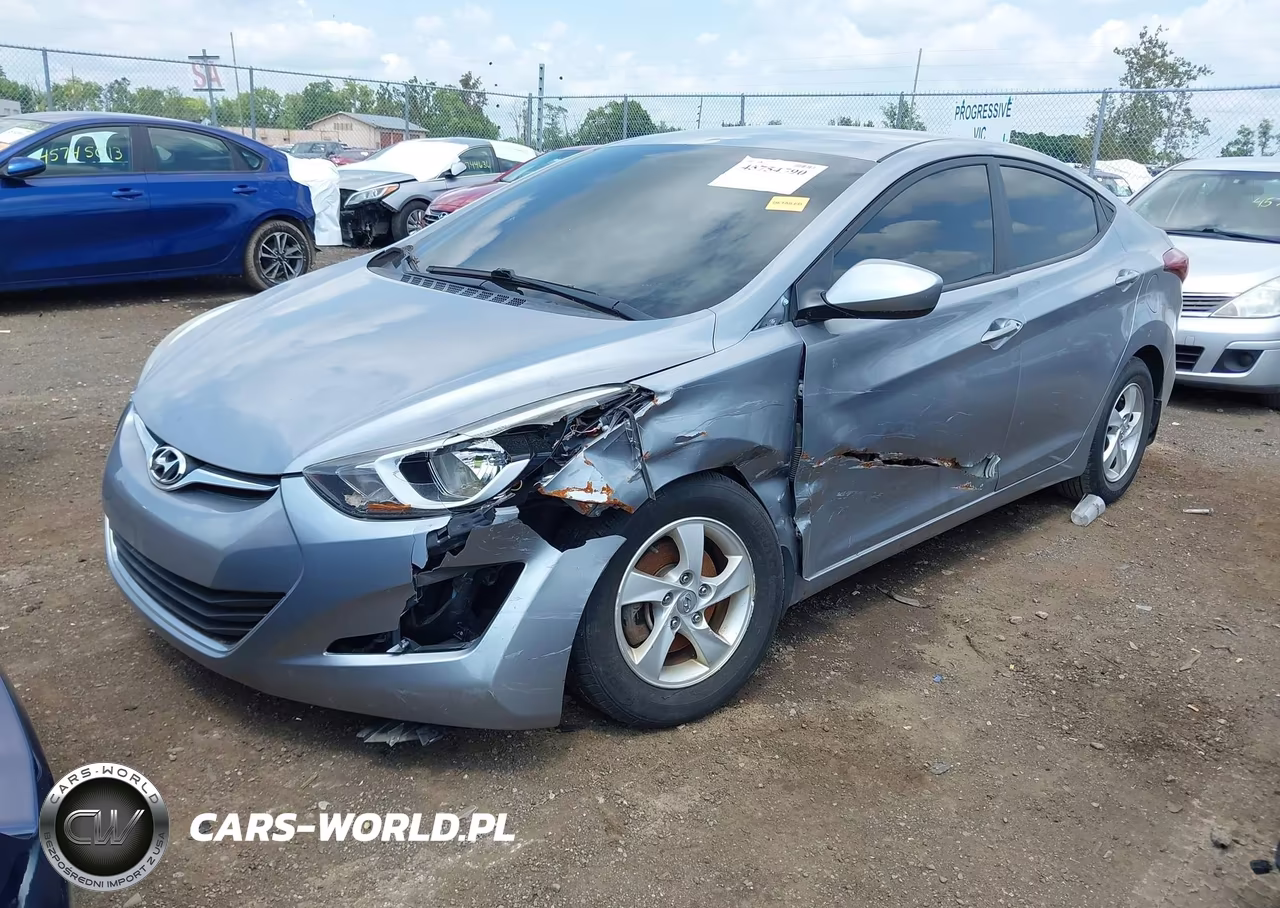 2015 Hyundai Elantra Se VIN:5NPDH4AE7FH617905 - 2