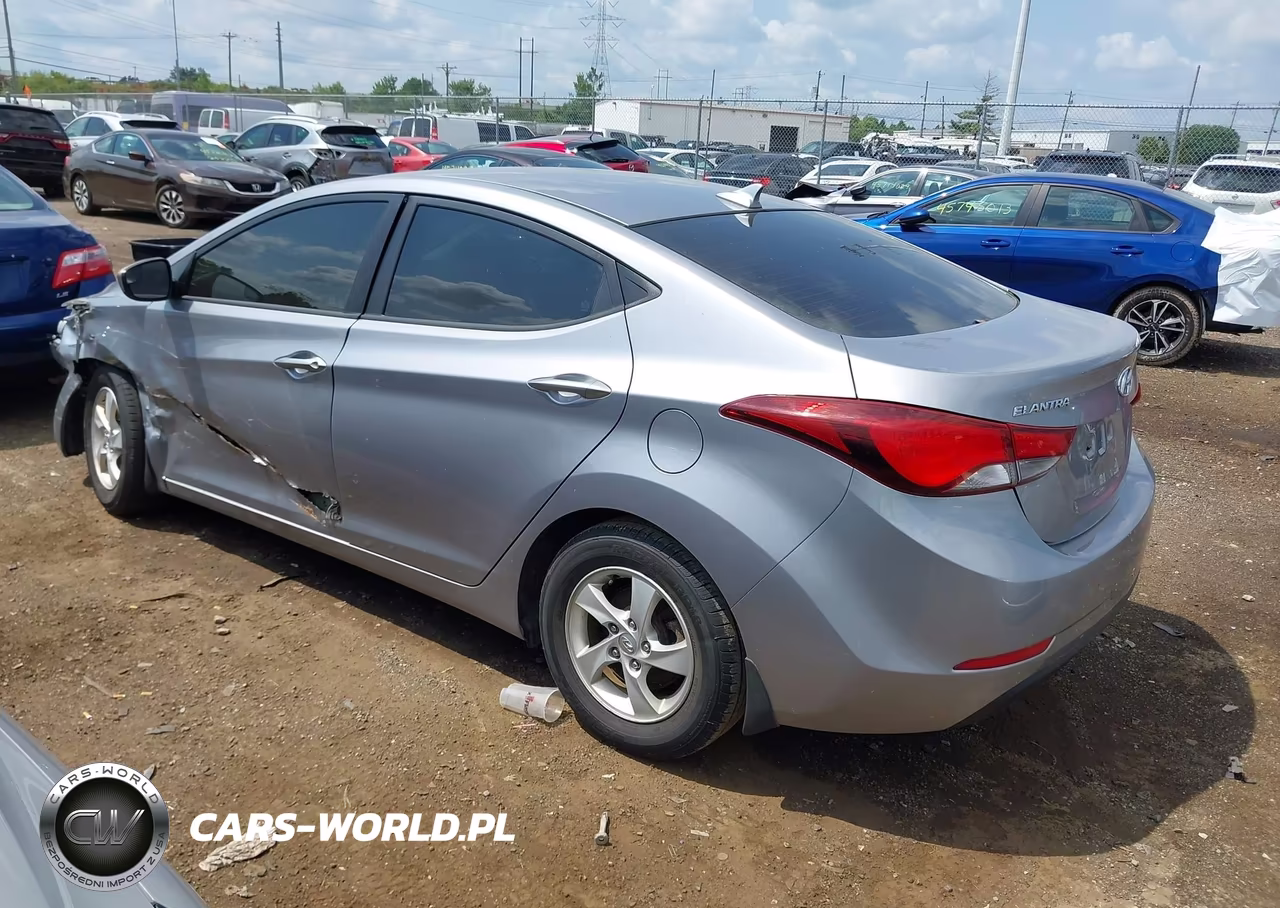 2015 Hyundai Elantra Se VIN:5NPDH4AE7FH617905 - 3
