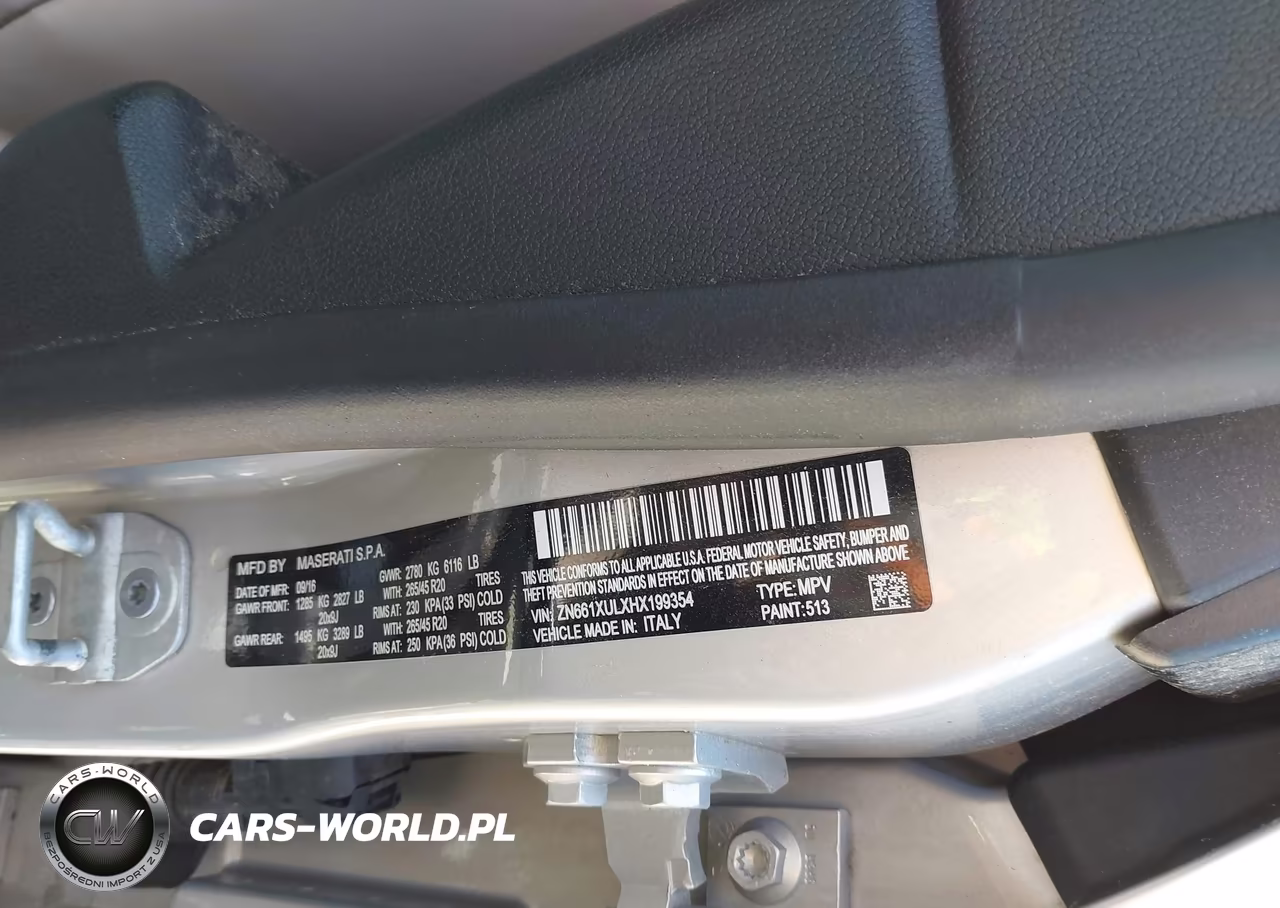 2017 Maserati Levante VIN:ZN661XULXHX199354 - 9