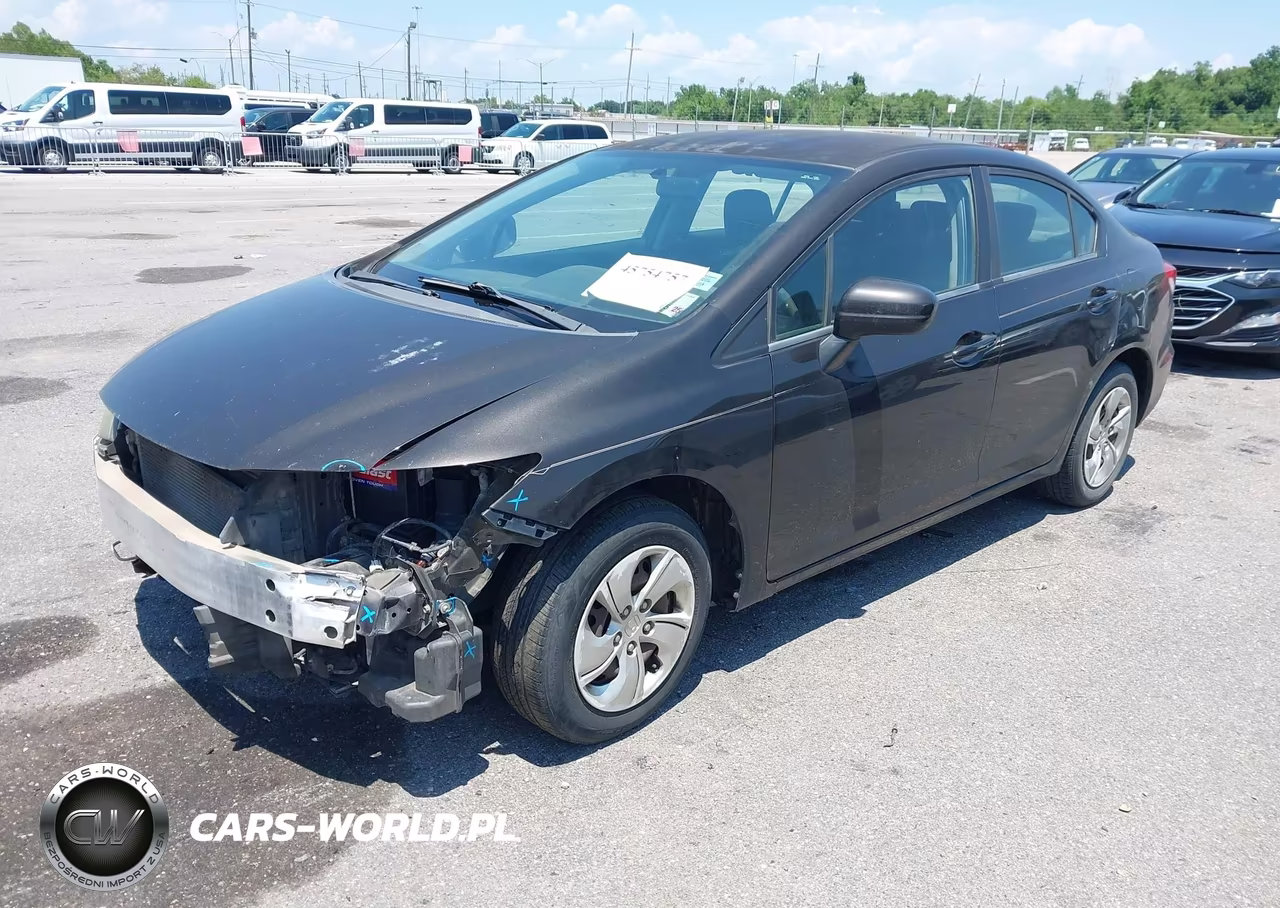 2014 Honda Civic Lx VIN:2HGFB2F58EH517022 - 2
