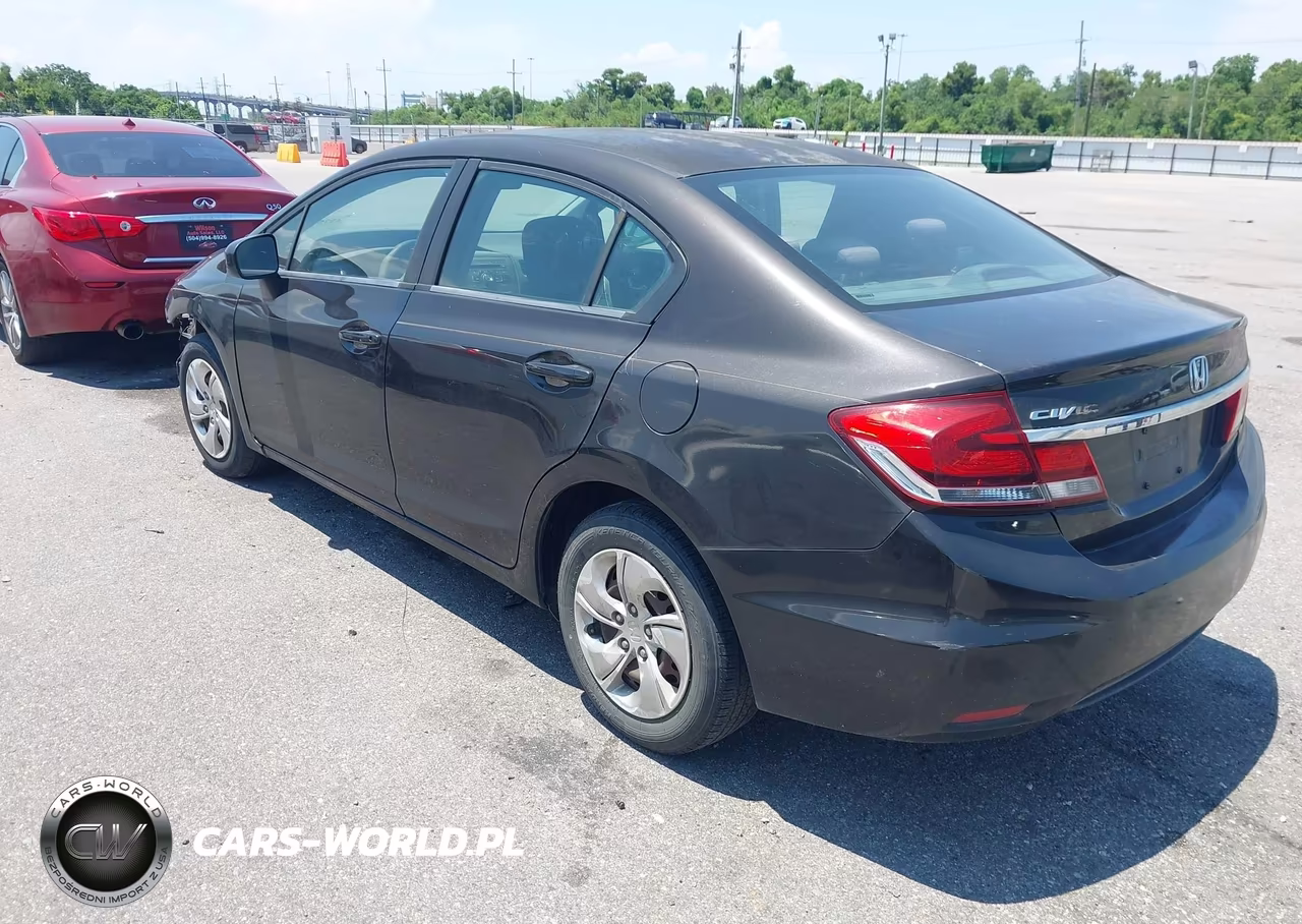 2014 Honda Civic Lx VIN:2HGFB2F58EH517022 - 3