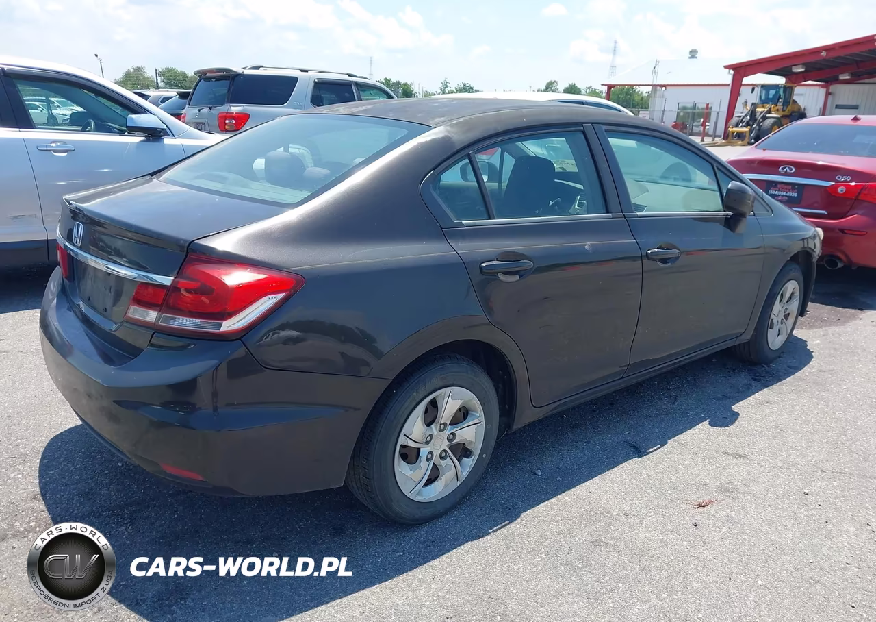 2014 Honda Civic Lx VIN:2HGFB2F58EH517022 - 4