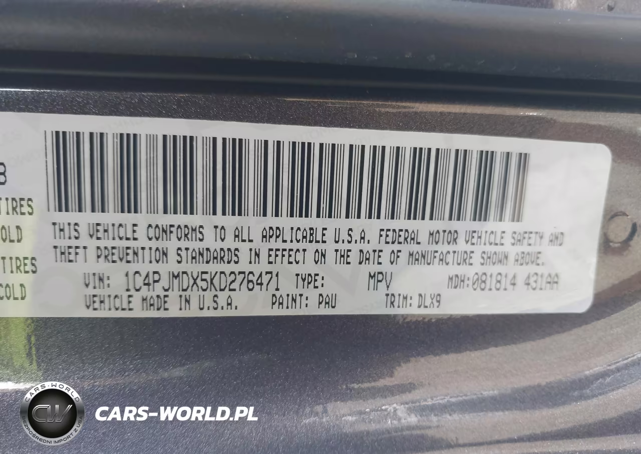 2019 Jeep Cherokee Limited 4X4 VIN:1C4PJMDX5KD276471 - 9