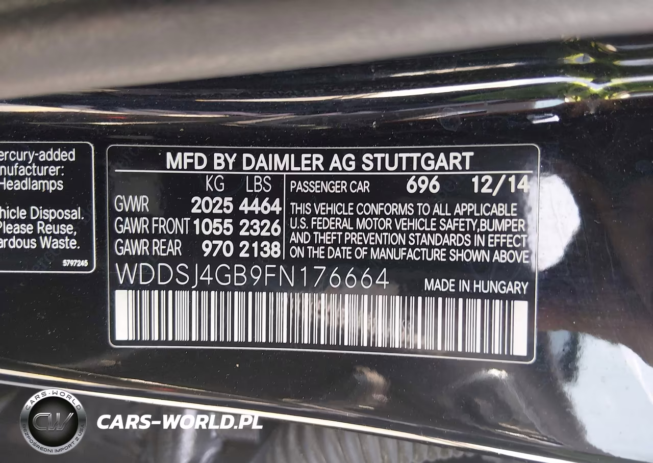 2015 Mercedes-Benz Cla 250 4Matic VIN:WDDSJ4GB9FN176664 - 9