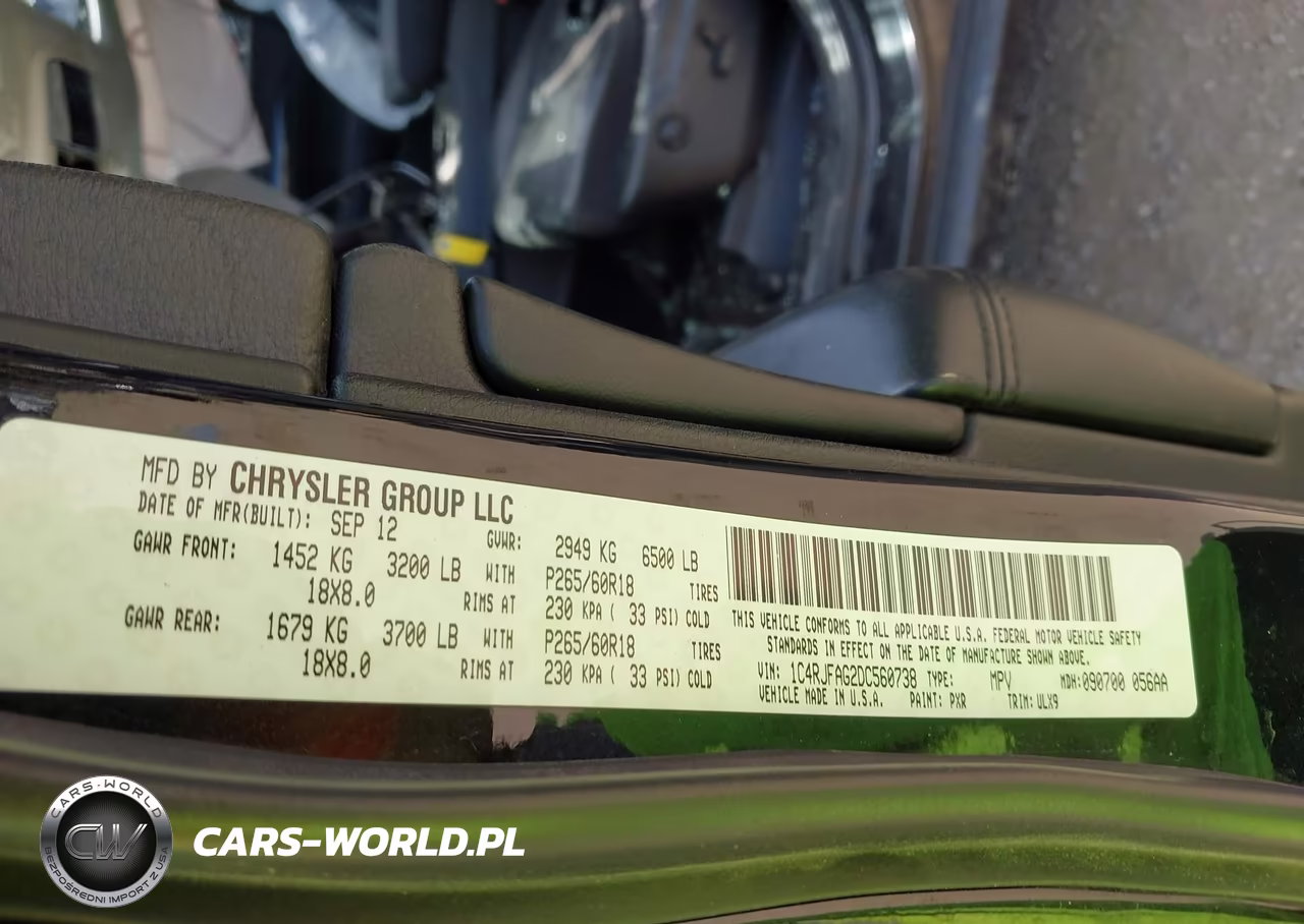 2013 Jeep Grand Cherokee Laredo VIN:1C4RJFAG2DC560738 - 9