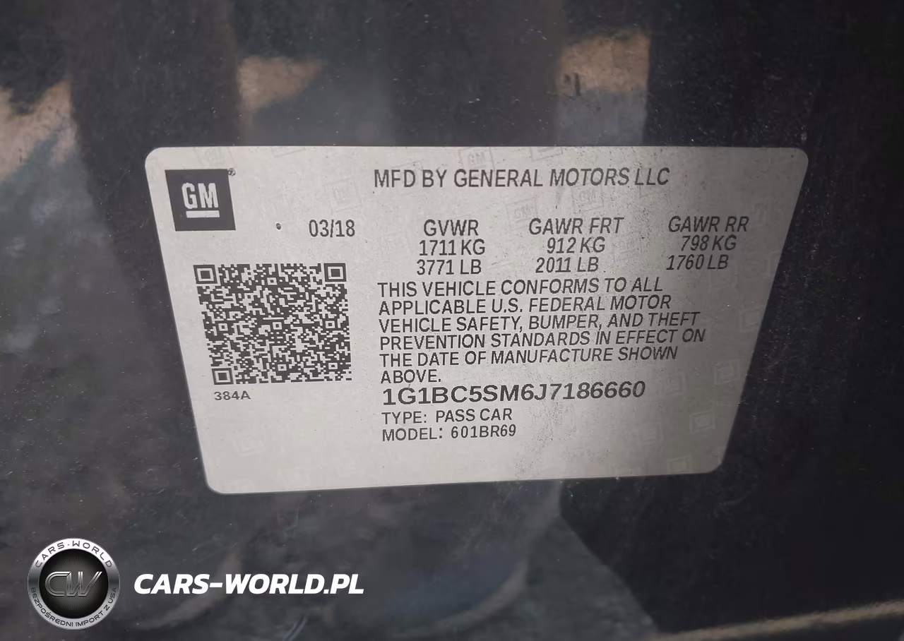2018 Chevrolet Cruze Ls Auto VIN:1G1BC5SM6J7186660 - 9