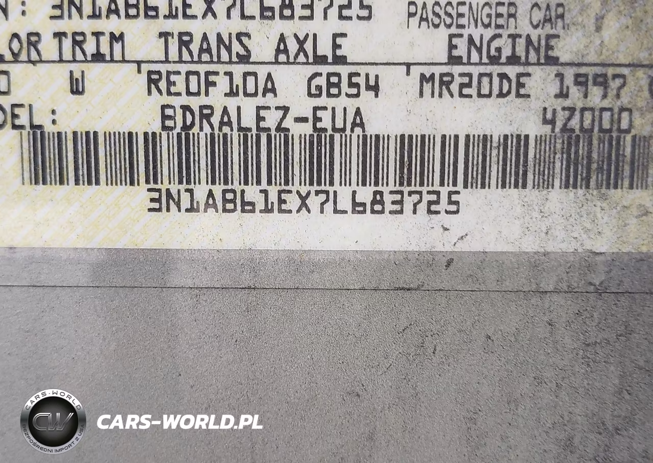 2007 Nissan Sentra 2.0S VIN:3N1AB61EX7L683725 - 9