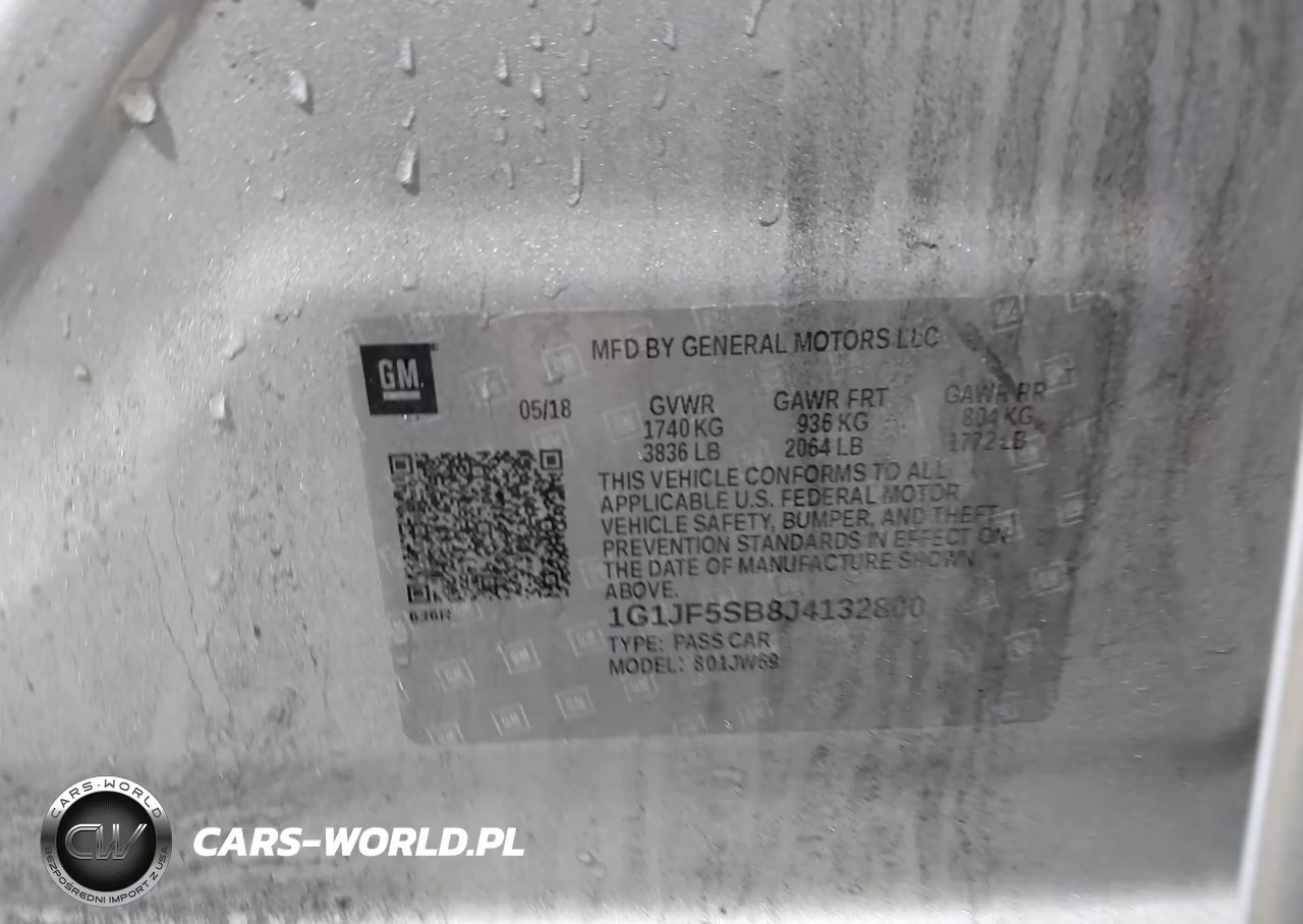 2018 Chevrolet Sonic Premier Auto VIN:1G1JF5SB8J4132800 - 9
