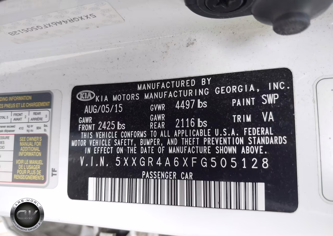 2015 Kia Optima Sxl Turbo VIN:5XXGR4A6XFG505128 - 9