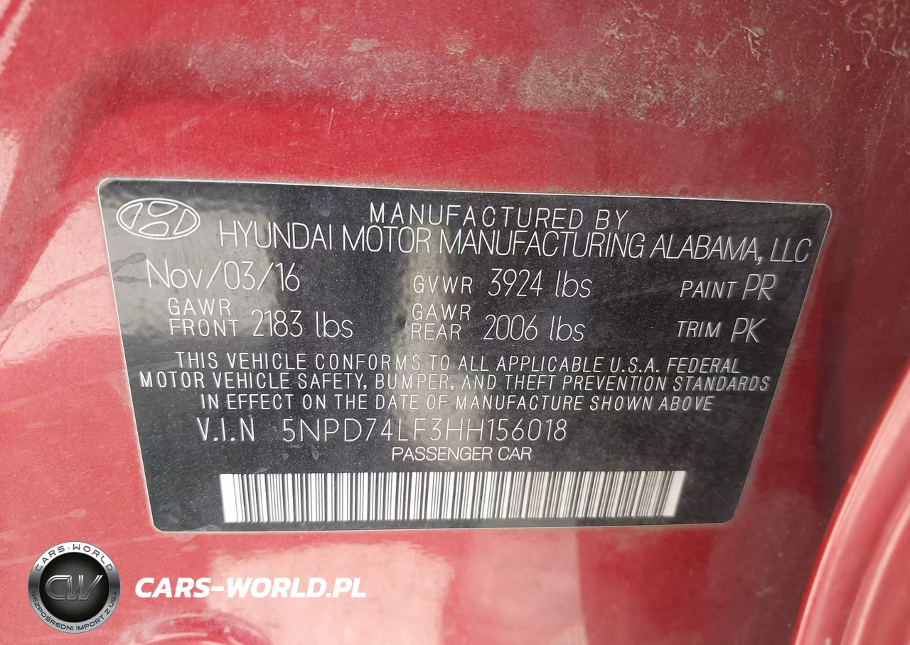 2017 Hyundai Elantra Se VIN:5NPD74LF3HH156018 - 9