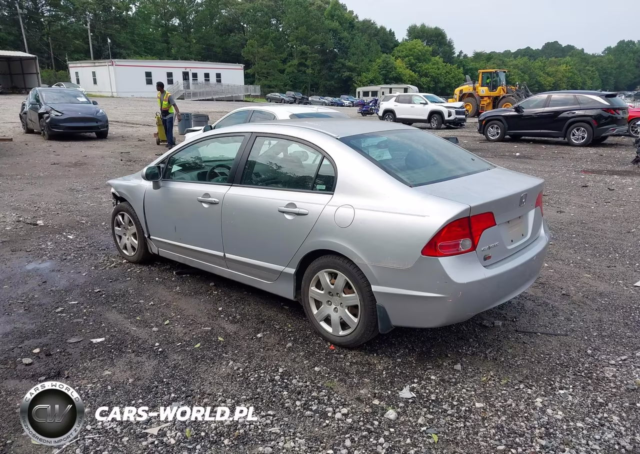 2007 Honda Civic Lx VIN:1HGFA16517L075588 - 3