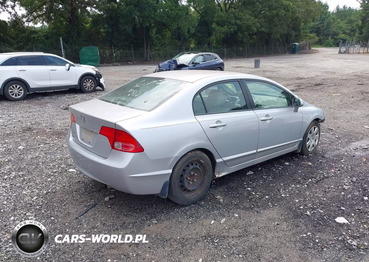 2007 Honda Civic Lx VIN:1HGFA16517L075588 - 4