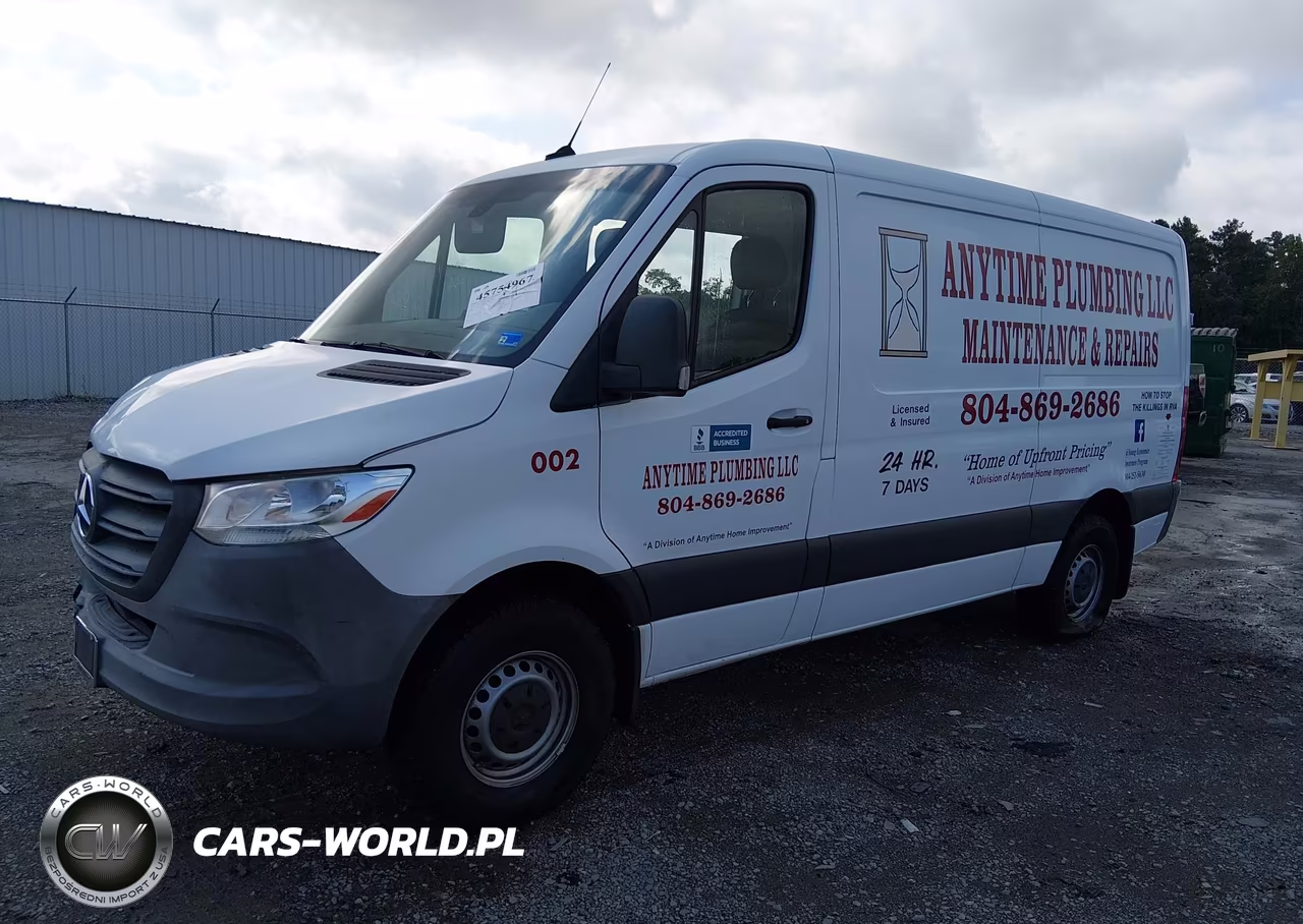 2019 Mercedes-Benz Sprinter 1500 Standard Roof I4 VIN:W1W70BGY0KT019093 - 2