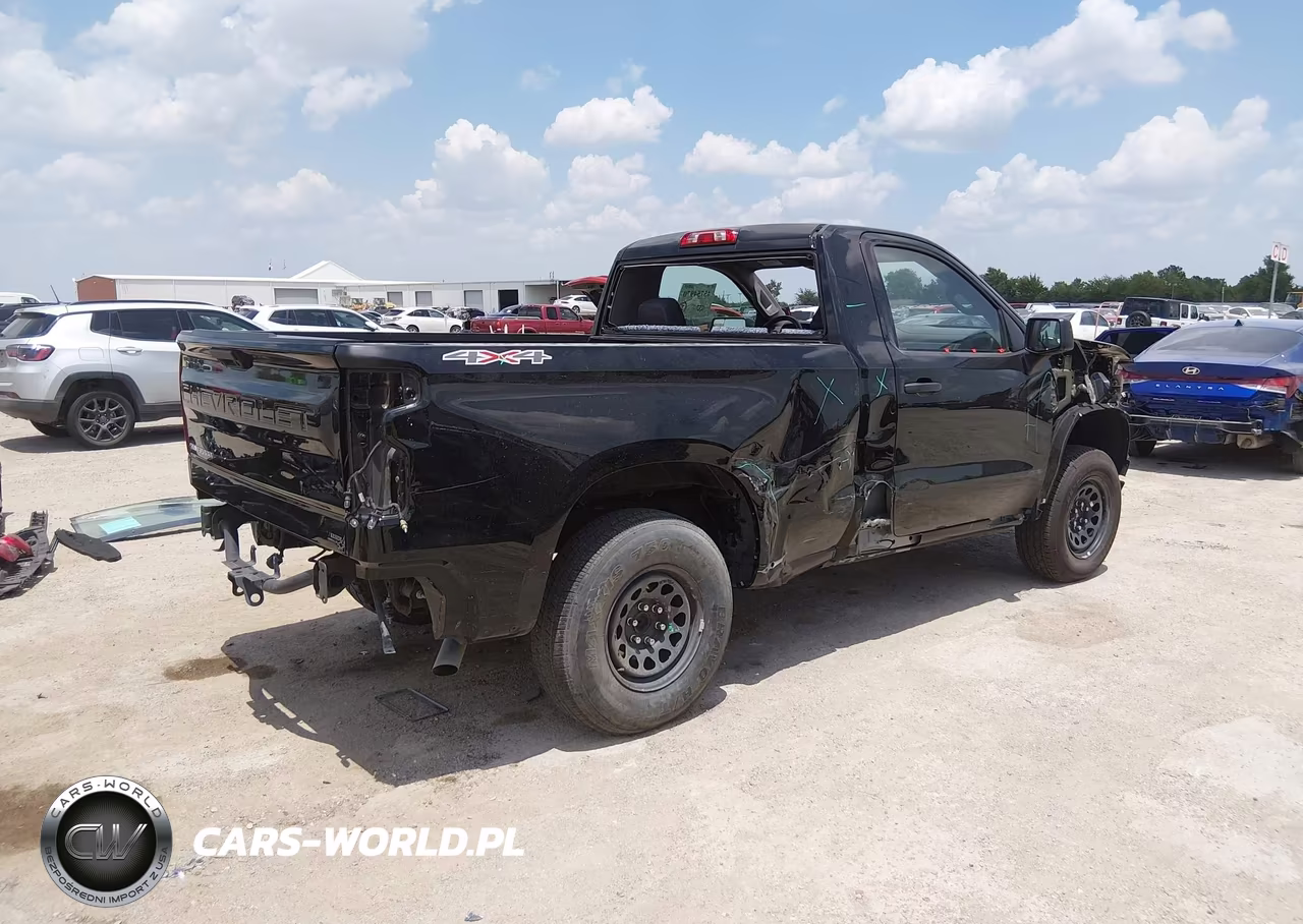 2025 Chevrolet Silverado 1500 4Wd Standard Bed Wt VIN:3GCNKAEK8SG336753 - 4