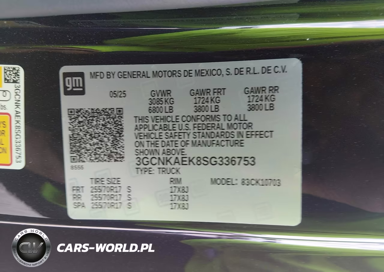 2025 Chevrolet Silverado 1500 4Wd Standard Bed Wt VIN:3GCNKAEK8SG336753 - 9