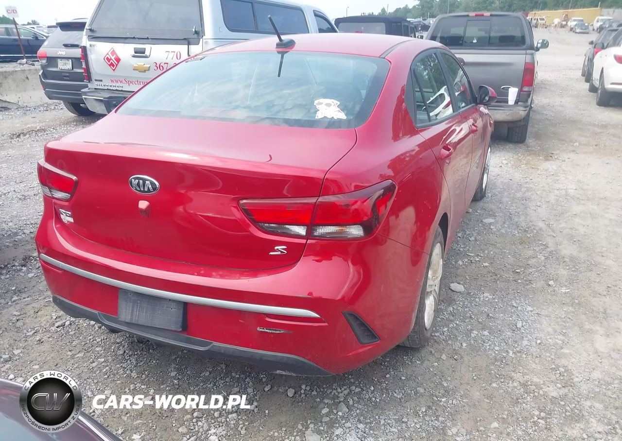 2021 Kia Rio S VIN:3KPA24ADXME418375 - 4