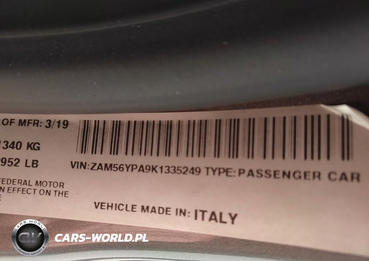 2019 Maserati Quattroporte S VIN:ZAM56YPA9K1335249 - 9