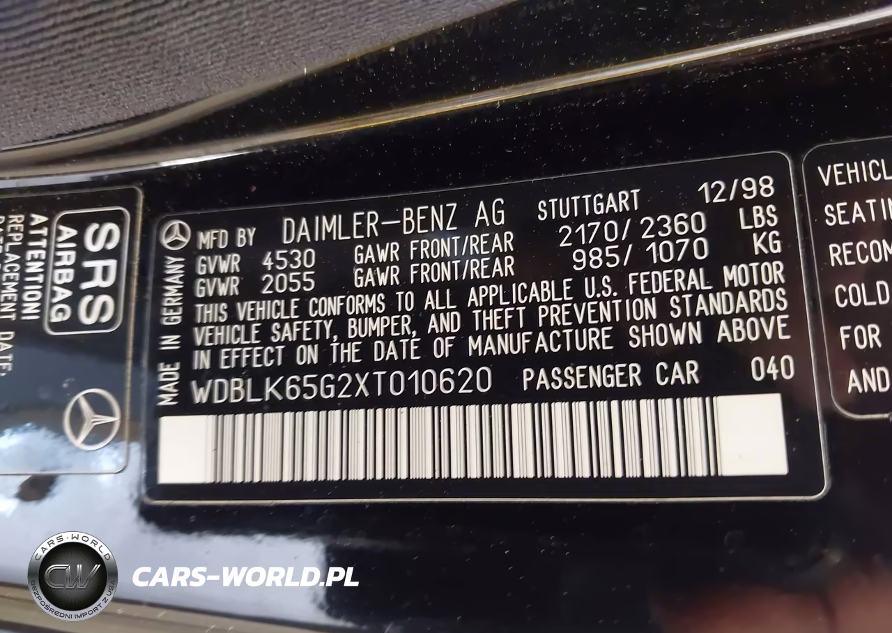 1999 Mercedes-Benz Clk 320 VIN:WDBLK65G2XT010620 - 9