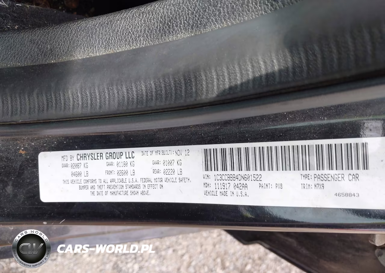 2013 Chrysler 200 Touring VIN:1C3CCBBB4DN601522 - 9