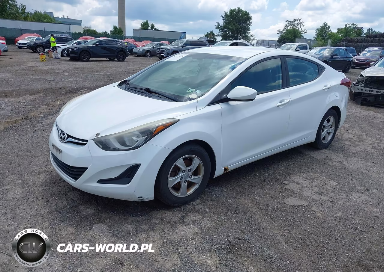 2014 Hyundai Elantra Se VIN:5NPDH4AE1EH486095 - 2