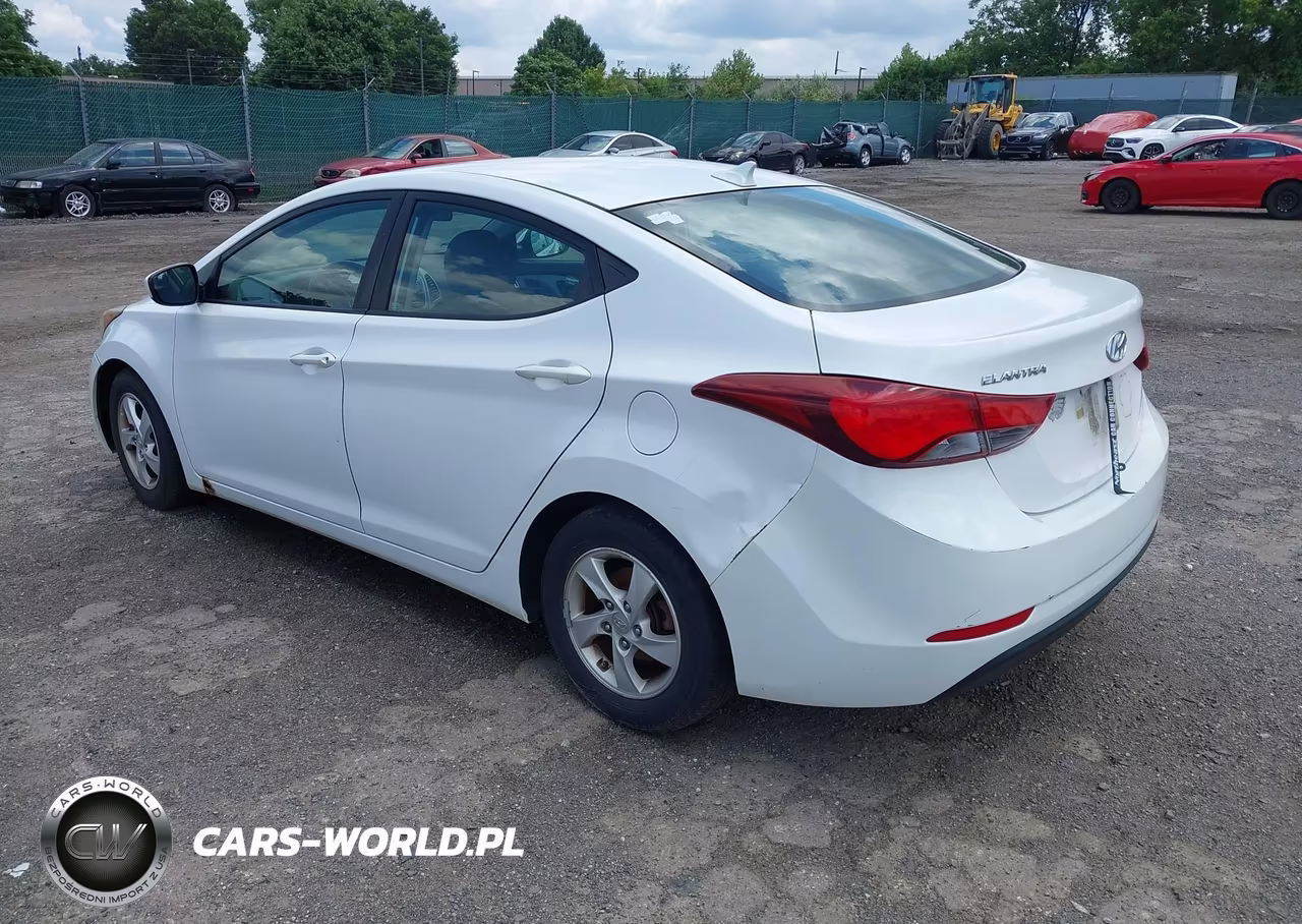 2014 Hyundai Elantra Se VIN:5NPDH4AE1EH486095 - 3