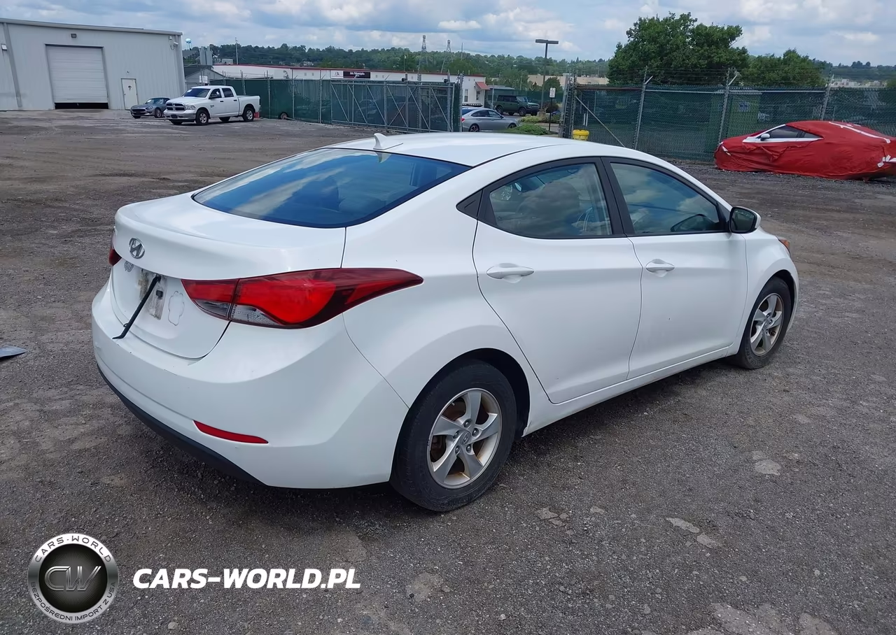 2014 Hyundai Elantra Se VIN:5NPDH4AE1EH486095 - 4