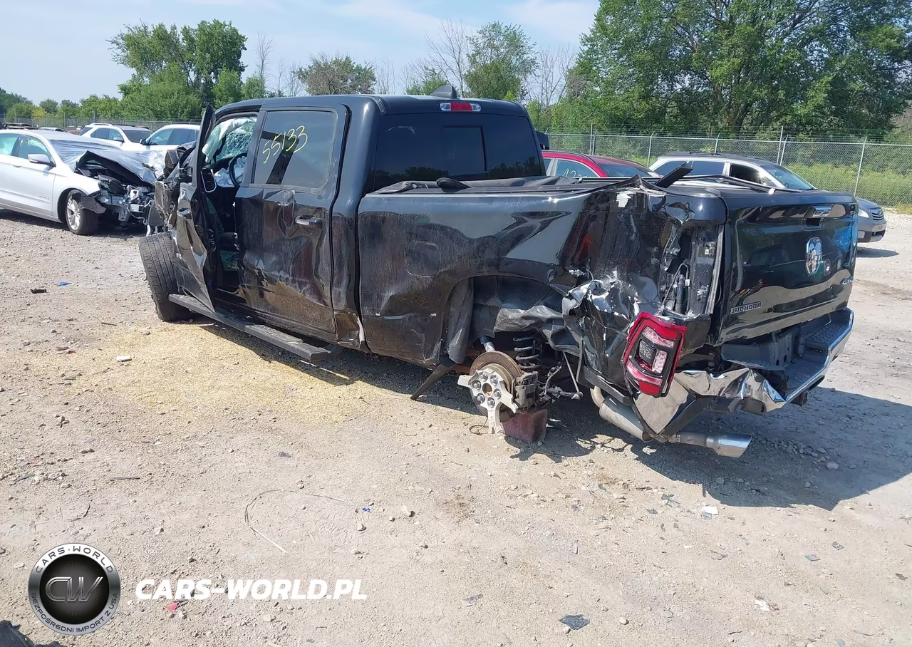 2019 Ram 1500 Big Horn-Lone Star 4X4 6'4 Box VIN:1C6SRFMT5KN514929 - 3