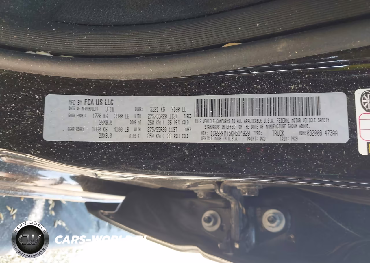 2019 Ram 1500 Big Horn-Lone Star 4X4 6'4 Box VIN:1C6SRFMT5KN514929 - 9