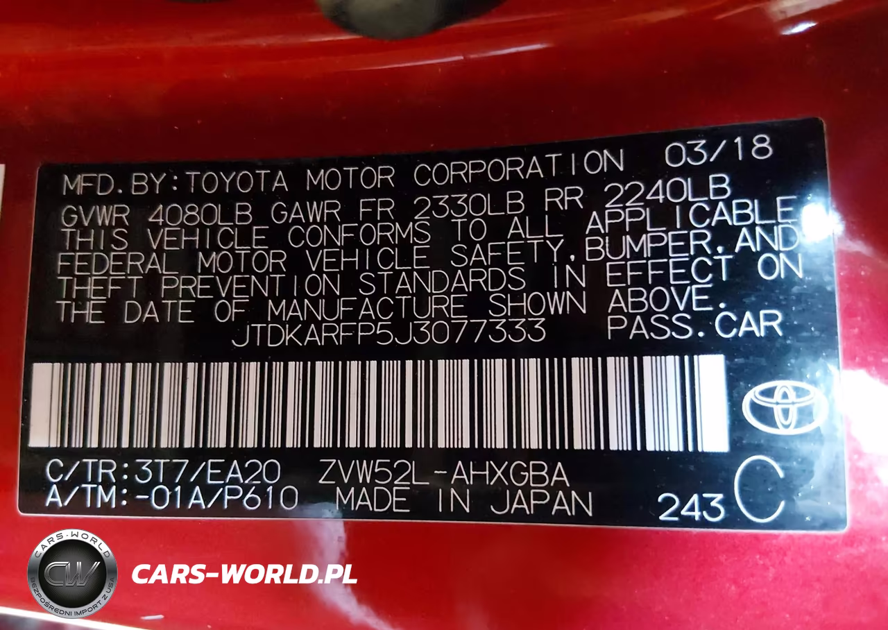 2018 Toyota Prius Prime Premium VIN:JTDKARFP5J3077333 - 9