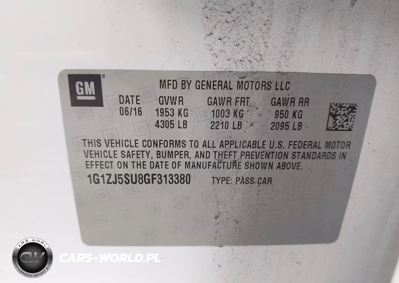 2016 Chevrolet Malibu Hybrid VIN:1G1ZJ5SU8GF313380 - 9