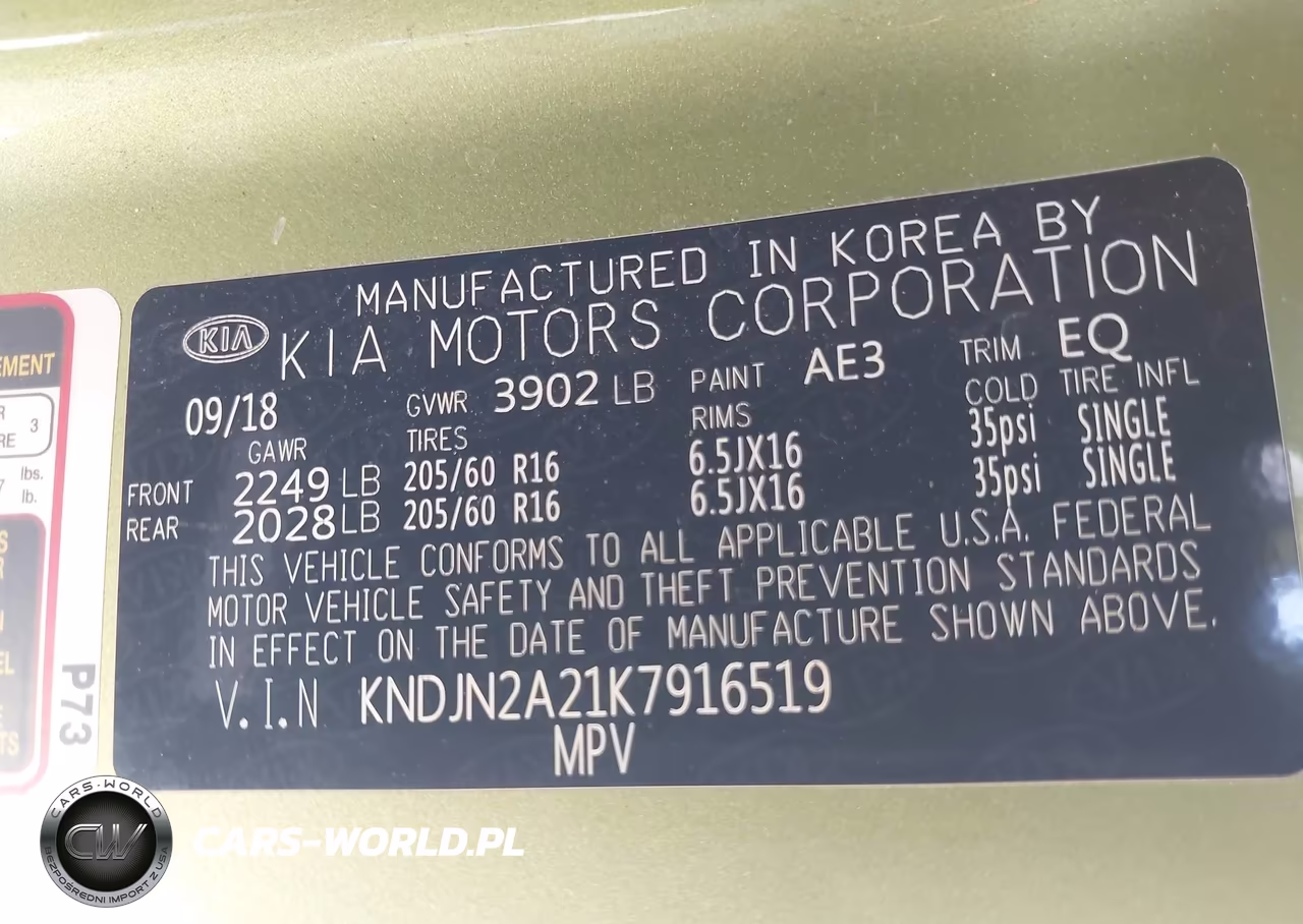 2019 Kia Soul VIN:KNDJN2A21K7916519 - 9