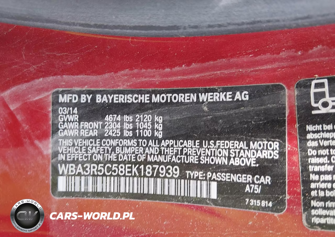 2014 BMW 435 Xi VIN:WBA3R5C58EK187939 - 9