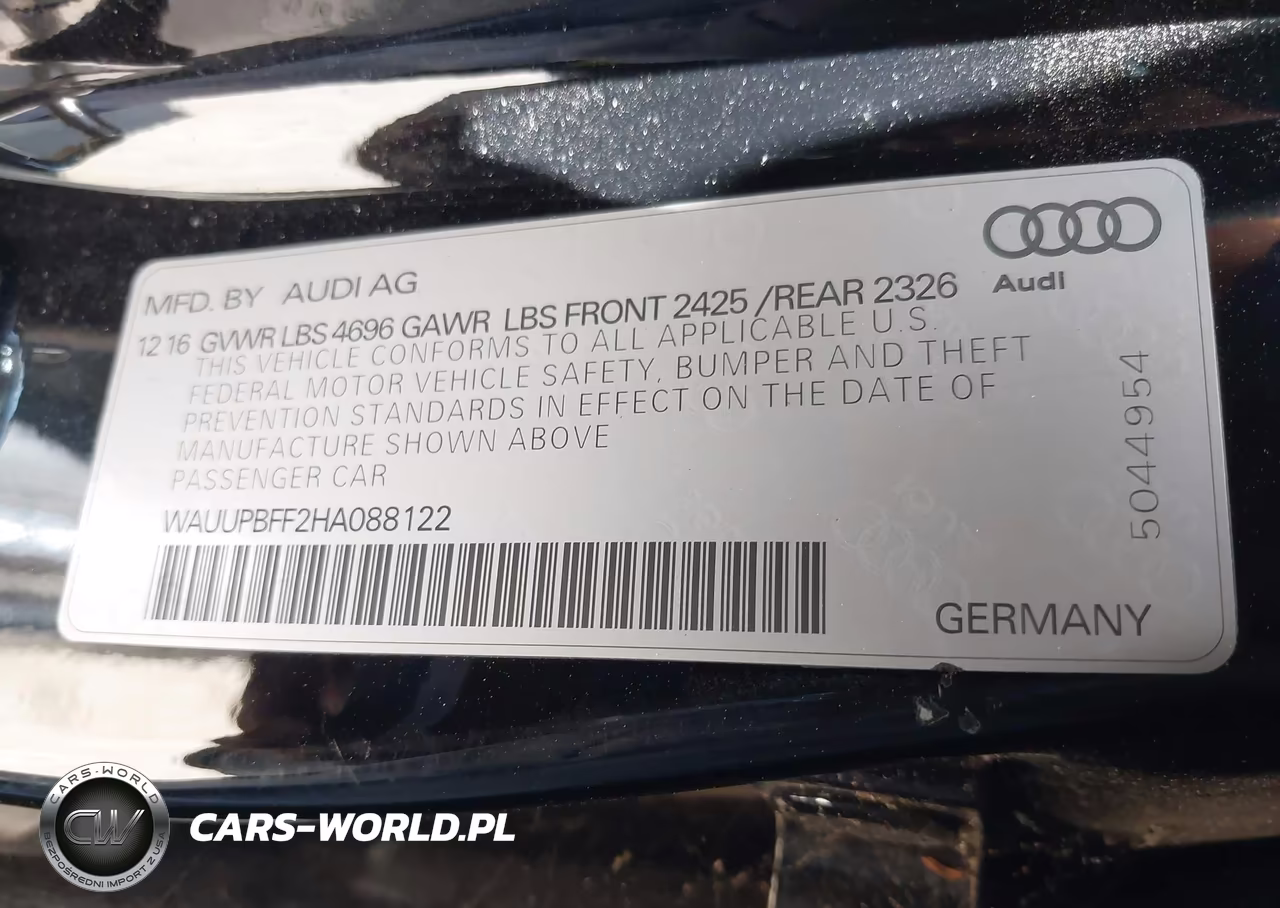 2017 Audi A3 Sportback E-Tron Premium VIN:WAUUPBFF2HA088122 - 9