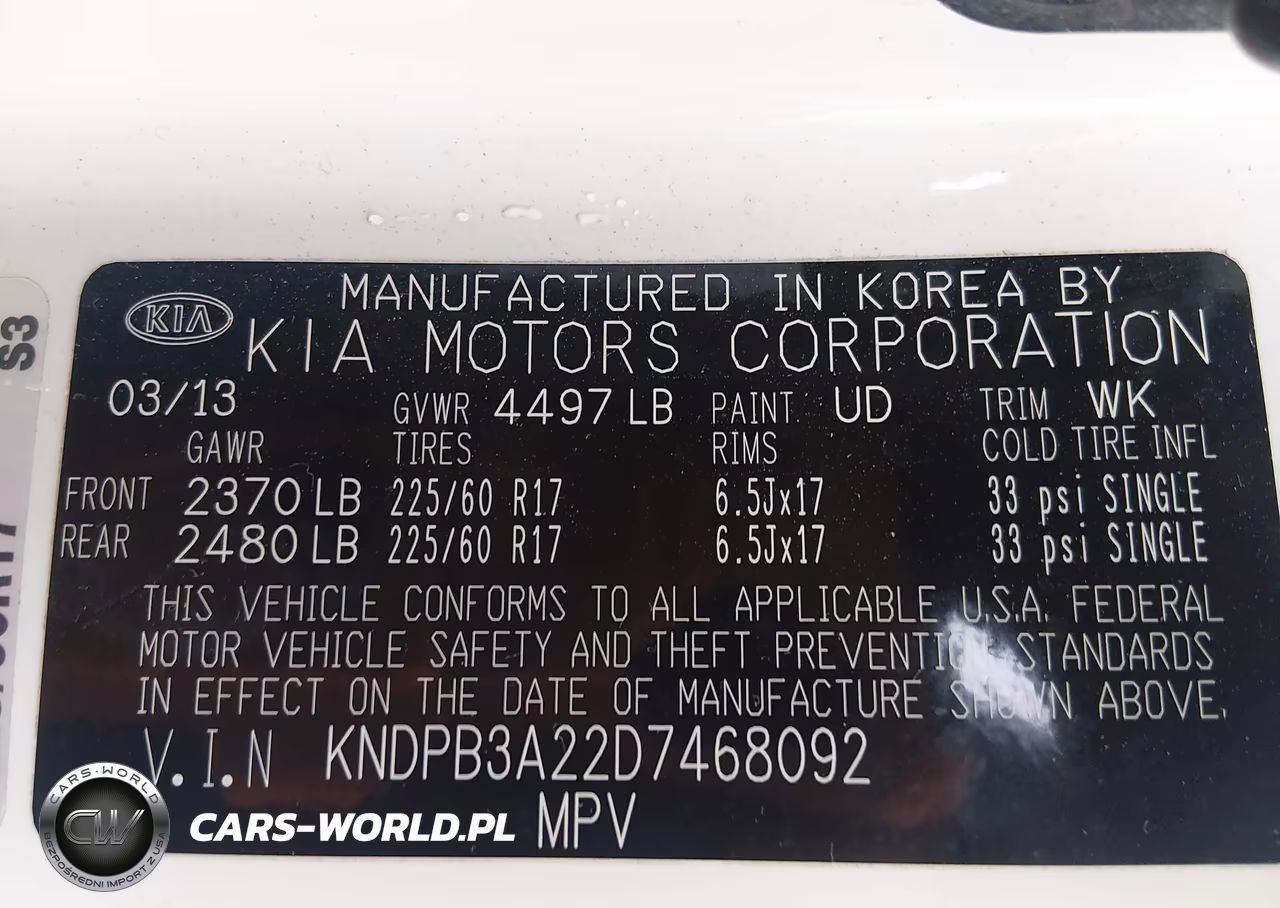 2013 Kia Sportage Lx VIN:KNDPB3A22D7468092 - 9