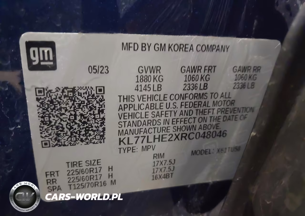 2024 Chevrolet Trax Fwd Lt VIN:KL77LHE2XRC048046 - 9