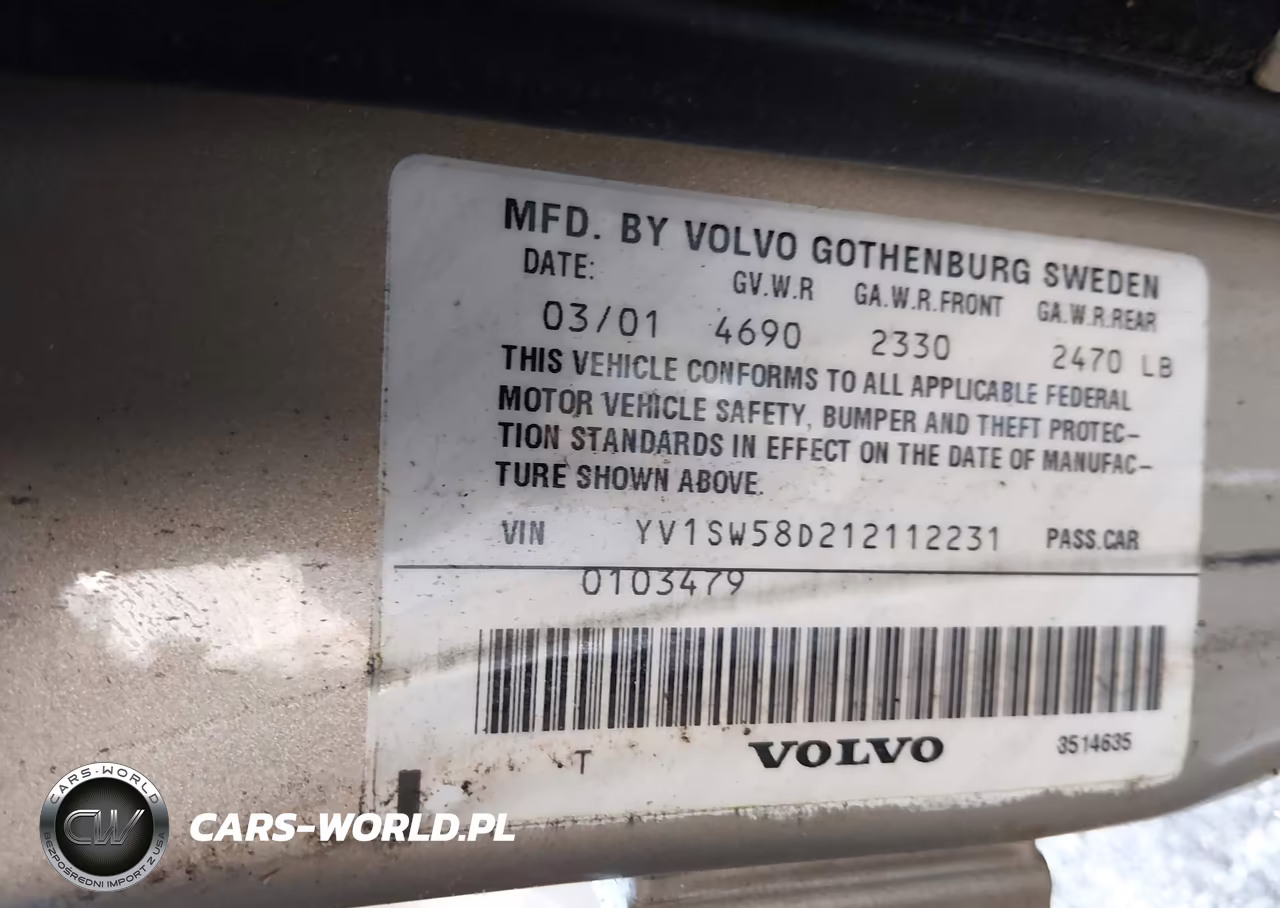 2001 Volvo V70 2.4T VIN:YV1SW58D212112231 - 9