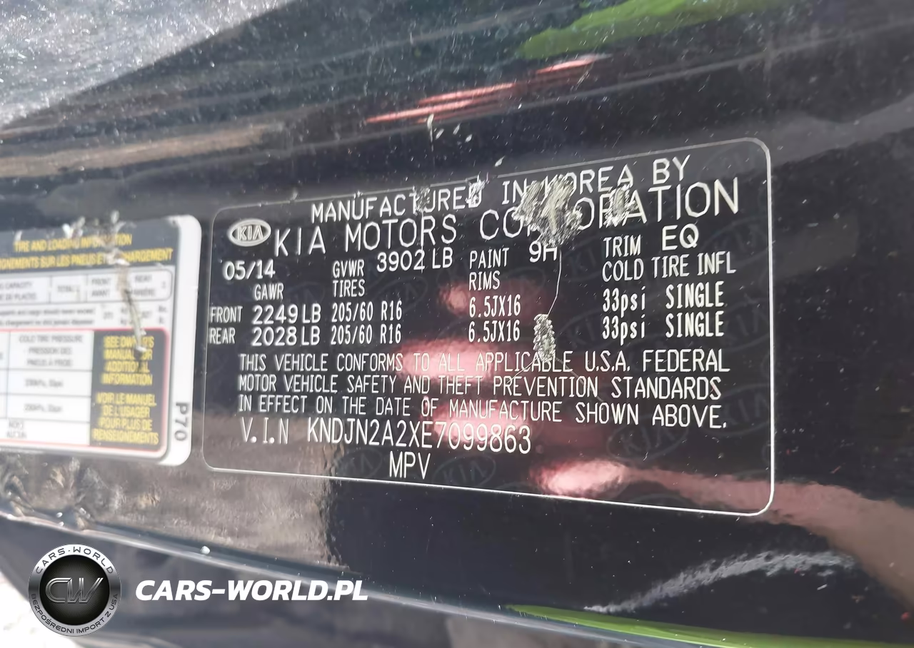 2014 Kia Soul VIN:KNDJN2A2XE7099863 - 9