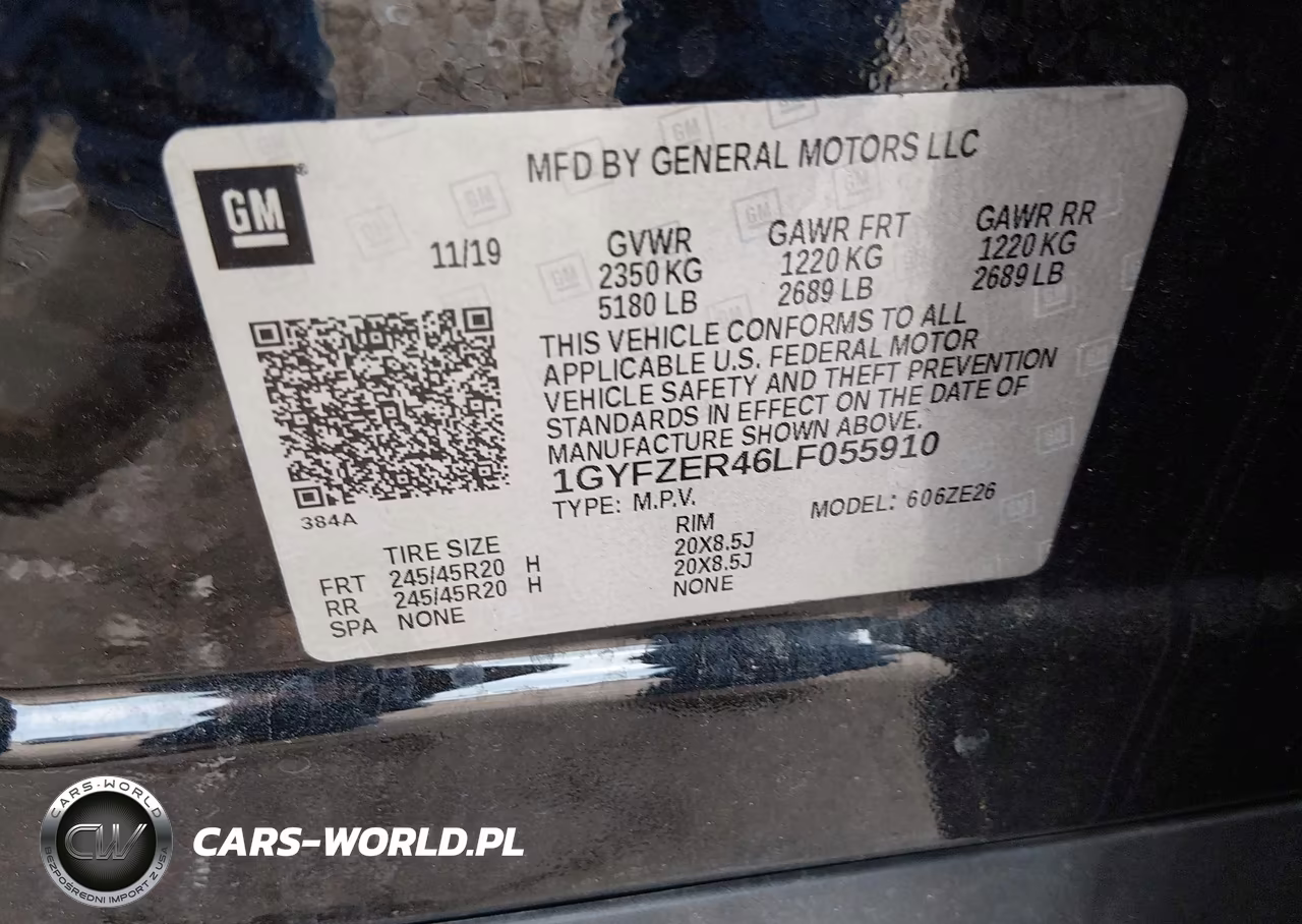 2020 Cadillac Xt4 Fwd Sport VIN:1GYFZER46LF055910 - 9