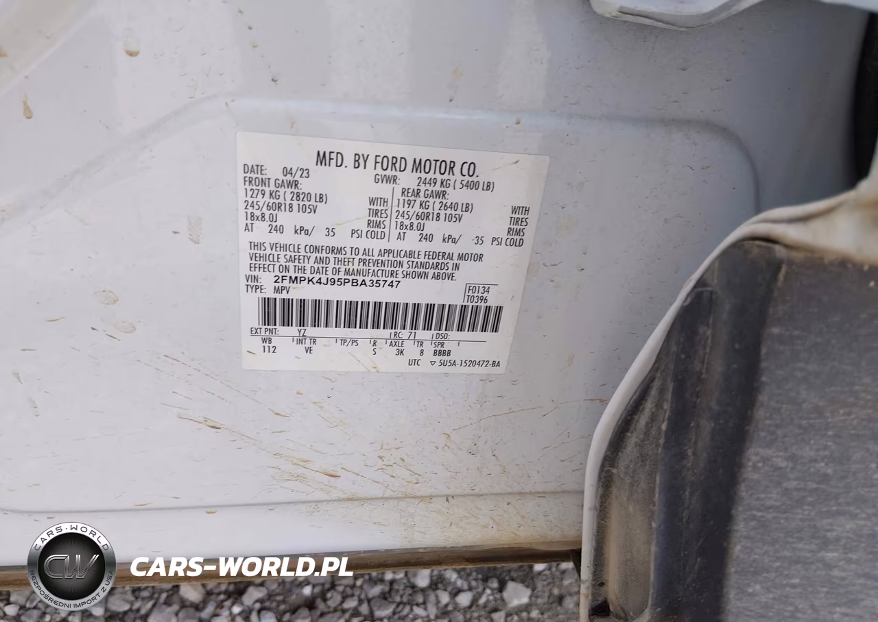 2023 Ford Edge Sel VIN:2FMPK4J95PBA35747 - 9