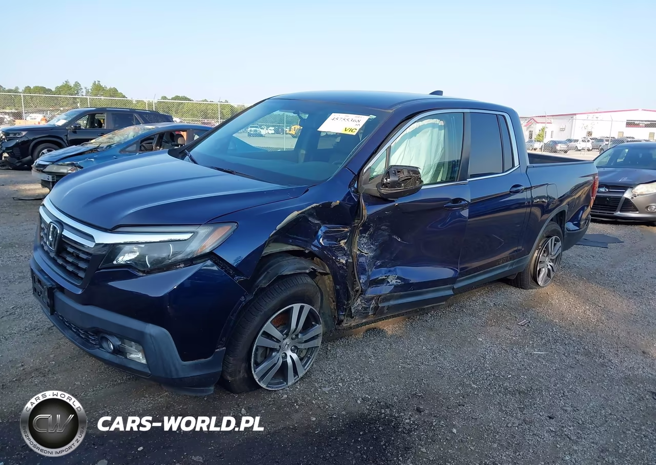 2017 Honda Ridgeline Rts VIN:5FPYK2F4XHB006136 - 2