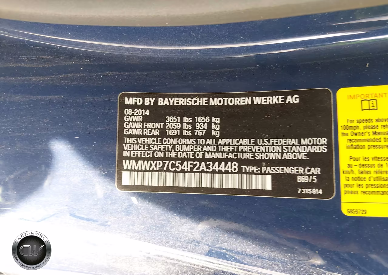 2015 Mini Hardtop Cooper S VIN:WMWXP7C54F2A34448 - 9